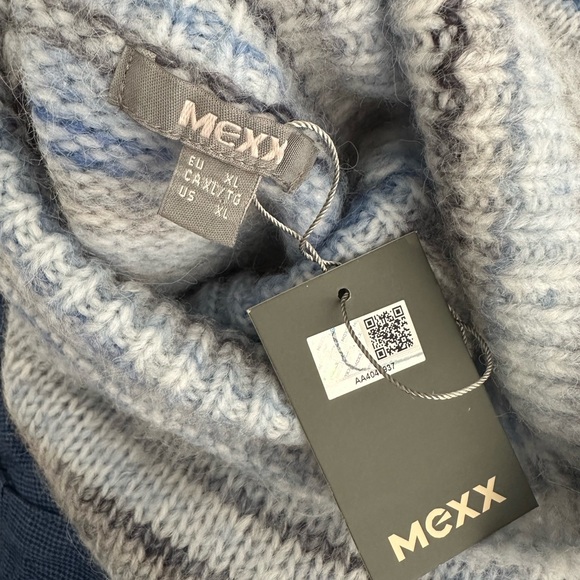 MEXX turtleneck blue sweater NWT SZ XL - Picture 4 of 5